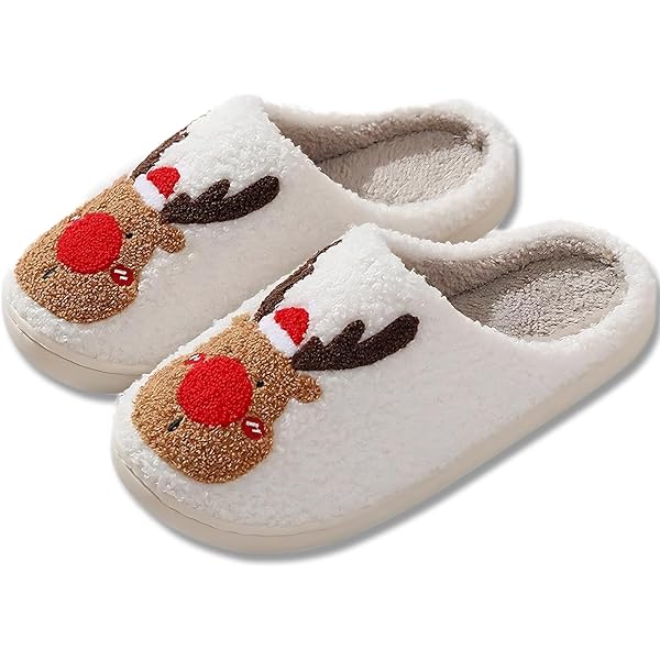 Pantoufles Enfant Forme Animal Mignon – Dinosaure, Requin, Vache, Licorne – Peluche Chaude Hiver Antidérapantes