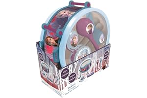 Lexibook Disney Frozen La Reine des Neiges 2 Elsa Anna Jouet Musical, Set de 7 Instruments de Musique (Tambour, Maracas, Castagnette, Harmonica, Flûte, Trompette, Tambourin) K360FZ