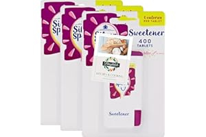 Sweetener Tablet Bundle with Silver Spoon Sweetener Tablet 3 Pack (400 per Pack) + Brightdale Kitchen Card