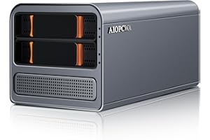 AIOPCWA NAS 3 w 1, mini PC 2Bay, N100 12. generacji, obsługuje pamięć 2-kieszeniową 16T (2 × 8T), 2 × i226V 2,5GbE LAN, mini komputer + NAS + router Softrouter, HTPC, SMB, 8 GB DDR5 RAM 128 GB M.2