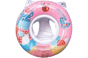 MDJEWV Schwimmring Baby, Baby Schwimmring ab 3 Monate Bis 36 Monate mit Schwimmsitz aus PVC, Aufblasbare Schwimmhilfe Schwimmreifen Baby Pool Spielzeug Optimal für Badewannensitz Baby, Schwimmbad
