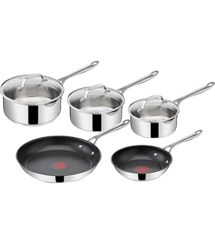 Koekenpannenset - Tefal - Keramisch - Zwart - Pannensets kopen