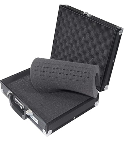 PeakTech P 7305 Universalkoffer – abschließbarer Universal-Transportkoffer mit Würfelschaumstoff – tragbarer Fotokoffer – robuster Koffer mit Schutz vor Regen und Staub – Groß (405 x 330 x 150 mm