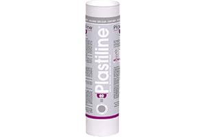J. HERBIN Plastiline 1660T - Tube of Plastiline - Modeling Dough, High Precision - Modeling, Sculpting, Molding - Hardness 60 (hard) - 1 kg - Light gray shade. Made in France