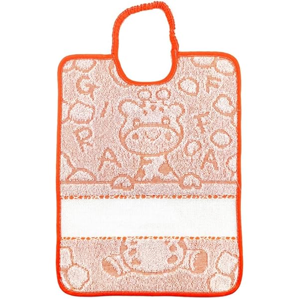 Bavaglini In Spugna Bubabù - Confezione 6 Pezzi, Cotone 100%, Made In Italy, Motivo Amici Del Bosco - Foto 4