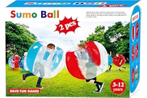 ZHUYNXIR 2 PC Sumo balls for kids, Bumper balls for Kids, kid sumo Balls, Sumo game ball for kid outdoor team gaming play for 3+ ages