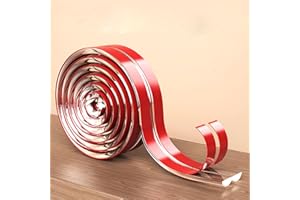 Fhlbestyu Protezione bordi per bambini, 5/3 m, con 4 angoli, paraspigoli per bambini, autoadesiva, protezione per bordi del tavolo, larghezza 1,0 x 1,0 cm, B10-5