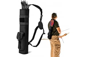 Chingcoo Ryggkoger bågskytte, pilkoger rygg för recurve & compoundbåge, koger för pilar kapacitet 15 pilar, lätt, vattenavvisande för jakt träning utomhus