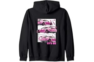 CHERRYDRIVE CO. - JDM JAPANESE CAR ART JDM Voiture japonaise pour femme GT3 RS Comic Inspiré voiture Sweat à Capuche