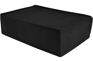 PlayVital Cover Antipolvere per ps5 Slim Disc Edition,Copertura Orizzontale Protettiva Impermeabile in Nylon per ps5 Slim Digitale Console,Nero