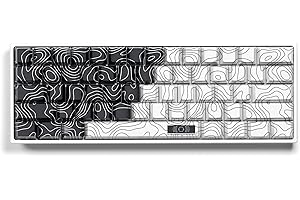 GMKWTL XVX Topografische PBT-Tastenkappen, durchscheinende Tastenkappen, Double Shot Dye-Sub Tastaturkappen, seitlich bedruckte Tastenkappen-Sets für Gateron Cherry MX Switches mechanische Tastatur,