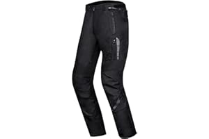 REBELHORN Thar II Motorradhose Herren | Textil | Knieprotektoren | wasserdichte Membran | Belüftungskanale | Abnehmbare Thermofutter und Hosenträger | Größen bis 5XL