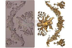 Prima Marketing Re-Design Mould 5"X8"X8mm-Divine Floral