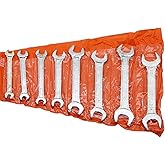 AEE&reg; 8 Par&ccedil;a Anahtar Takımı Seti Ağzı A&ccedil;ık &Ccedil;ift Taraflı 6-22MM 6X7-8X9-10X11-12X13-14X15-16X17-18X19-20X22 Araba Motorsiklet 