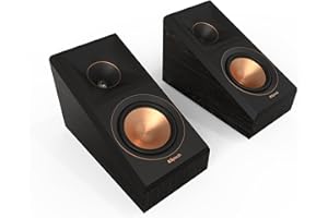 klipsch RP-500SA II Surround Sound Speaker (Paar) - Referenz-Serie, Wandmontage Option, Realistisches 3D Sound Erlebnis mit Dolby Atmos Unterstützung, Titanium LTS Tweeter, Schwarz