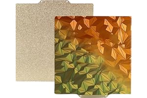 BORDSTRACT Piastra di stampa bifacciale, texture spray PEI + piastra flessibile in acciaio a molla PEO Chameleon 300x300mm senza base morbida magnetica per la maggior parte delle stampanti 3D