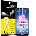 NEW'C 2 Pezzi, Vetro Temperato per Huawei P Smart, Pellicola Prottetiva Anti Graffio, Anti-Impronte, Senza Bolle, Durezza 9H,