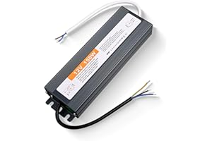 THUNGCIT Wasserdichtes IP67-LED-Netzteil, Niederspannungs-Transformator-Adapter, LED-Treiber, Beleuchtungstransformator-Konverter für LED-Streifen, LED-Display und Außenbeleuchtung (12V 150W)
