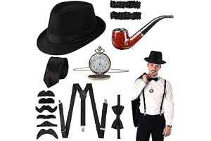 Shyllin 20-tals herrtillbehör, maffia, karnevalskostym, män, Gatsby, Peaky Blinders-kostym, halloween karnevaldräkter, ölkost