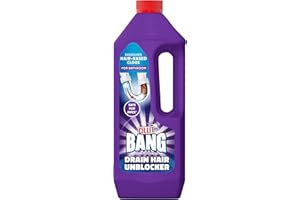 Cillit Bang Hair Drain Unblocker Gel, Dissolves Hair-Based Blockages, For Showers and Baths, 1 Litre (2 Uses)