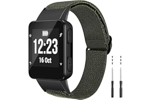 NotoCity Cinturino per Garmin Forerunner 35, Cinturino da Polso in Tessuto Sostitutivo in Nylon Elastico Compatibile con Garmin Forerunner 35 GPS