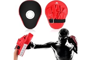 Muyohix Pratzen Boxen, 1 Paar Pratzen Trainer Kickboxen Boxen, Kickboxen Boxpratzen, PU Handpratzen für Männer Frauen, Pratzen Claw Foot für Muay Thai Kickboxen Bewegung Karate Taekwondo Martial Art