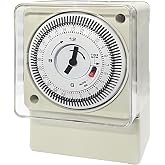 Transplant Mechanical Timer, 220-240V 16A 24 Hours, Immersion Segment Timer Switch, for Lights, Heaters, Pools and Other Appl