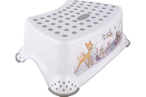 keeeper Bambi Tritthocker, Ab ca. 3 bis ca. 14 Jahre, Anti-Rutsch-Funktion, Tomek, Nordic White (Weiß)