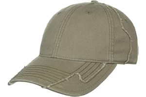 Lipodo Basecap Damen/Herren - Cap 100% Baumwolle - Baseballcap One Size (55-60 cm) - Blau, Braun, Oliv, Schwarz - Used Look
