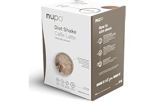 NUPO Diet Shake Caffè latte - Frullati dietetici premium per la gestione del peso I Frullato sostitutivo del pasto, clinicamente testato per il controllo del peso I 12 porzioni I Senza OGM