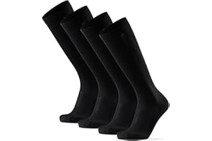DANISH ENDURANCE Chaussettes de Contention 21-26 mmhg, Compression Optimale, Running & Sport, Homme Femme, 1 ou 2 Paires