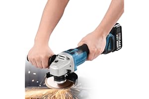 ADWOLT Akumulatorowa szlifierka kątowa bezszczotkowa, akumulatorowa szlifierka kątowa Ø tarczy: 125 mm, do akumulatorów Makita 18 V (akumulator i brzeszczot nie wchodzą w zakres dostawy)