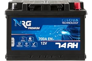 NRG Premium Autobatterie 12V 74Ah ersetzt 66AH 68AH 70AH 72AH 75AH Batterie