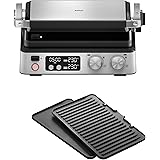 Braun MultiGrill 7 CG 7040, Griglia Elettrica con Controllo Elettronico, 2 Termostati Indipendenti, 3 Posizioni di Cottura, P