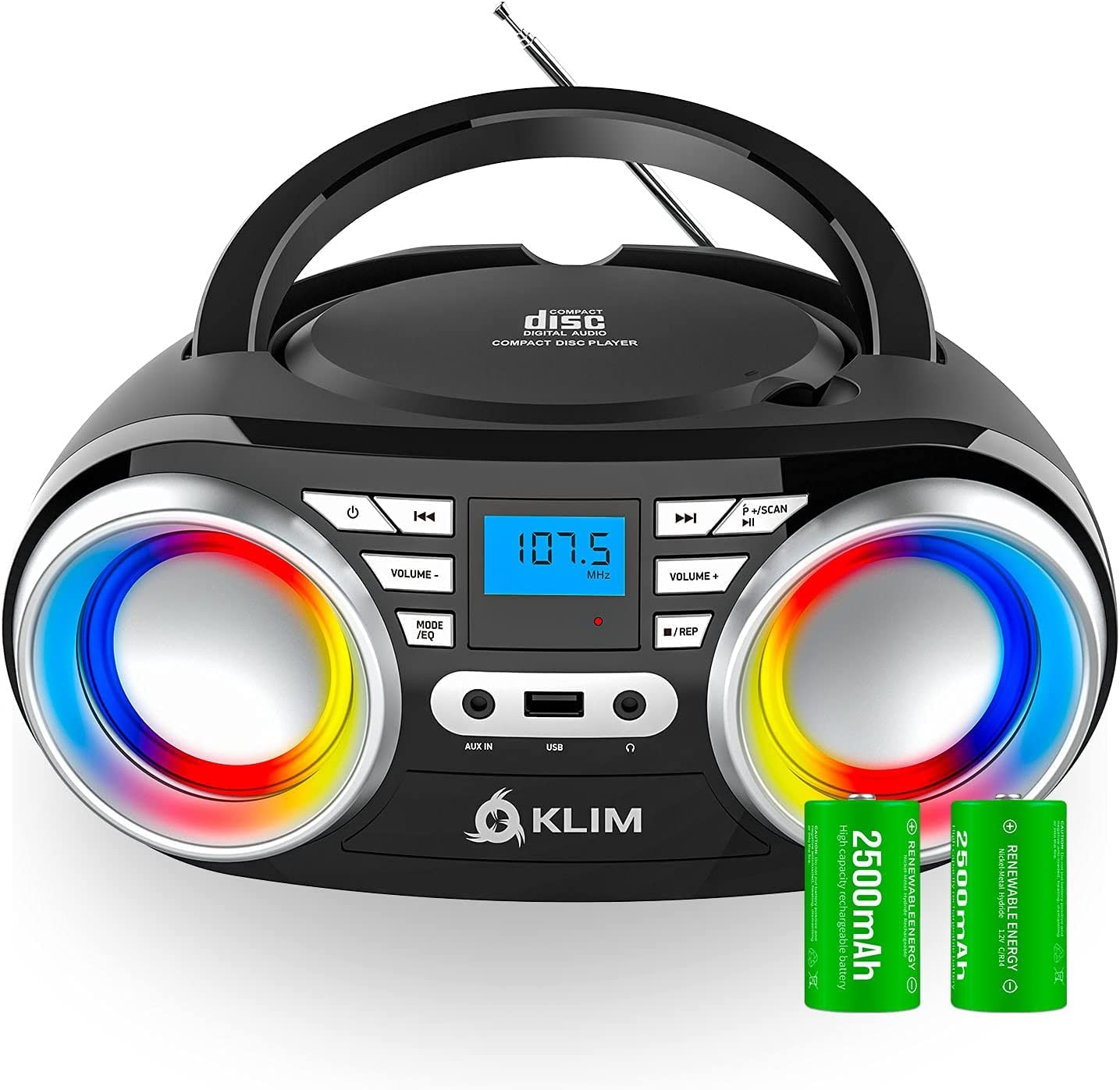 KLIM B3 Portable CD Player Review - Ultimate Bluetooth Boombox 2023