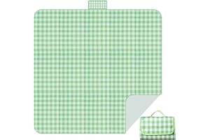 Dafape Picknickdecke, große wasserdichte sanddichte Camping-Strandmatte Leicht, langlebig und faltbar Geeignet für Outdoor-Aktivitäten Grasreisewandermatte (Grün)