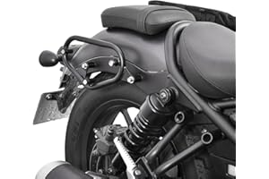 TAZGANTAX Motorrad Schnellverschluss Sattel Aufbewahrungs Hecktaschenhalterung für Rebel 500 300 CMX500 CMX300 wasserdichte Abnehmbare Packtaschen Sitzseitengepäck Touring Werkzeugpaket (Halterung)