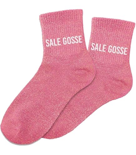 Lot De 3 Paires Chaussettes Soeurs - Paillettes & Messages "Complice", "Pipelette", "Canaille"