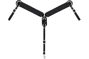 Weaver Leather Breast Collar with Airflex Technology Black/White