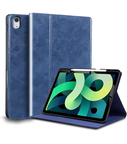 DTTO For IPad (A16) 11th Generation Case 11 Inch 2025, IPad 10th Generation Case 10.9 Inch 2022, Premium Leather Business Folio Stand Cover With Pencil Holder - Auto Wake/Sleep, Marble Pink - View #8