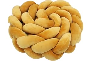 IIQI® geflochtenes Seitenschläferkissen, Stillkissen geflochten - geflochten - Stillen wie auf Wolken (B52,200cm)