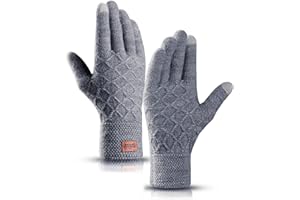 HIYATO gants hiver homme, Gants d'écran tactile chauds avec doublure intérieure douce, gants thermiques pour homme et femme