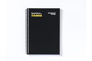 Exacompta - Ref GES764Z - Guildhall - Cuaderno de cuentas de efectivo doble encuadernado con alambre, A5, 148 x 210 mm, 192 páginas de papel preimpreso de 80 g/m² - Recibos, gastos, resúmenes