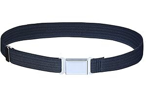 Kajeer Ceinture élastiquée pour Enfants Garçons - Entièrement Réglable Ceinture avec Boucle Magnétique Facile pour garçons et filles de 2-15 ans