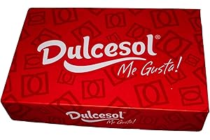 ALHAMBRAGOLD DulceSol Bollería y Dulces Surtido 1 Kg.– Caña de Azúcar Cebra, Lunas, Triangulo Cabello Angel, Bizcocho Miguelito, Tarta de Manzana, Boer Coco y Cacao – Pack Degustación de Caja Surtida de Desayunos
