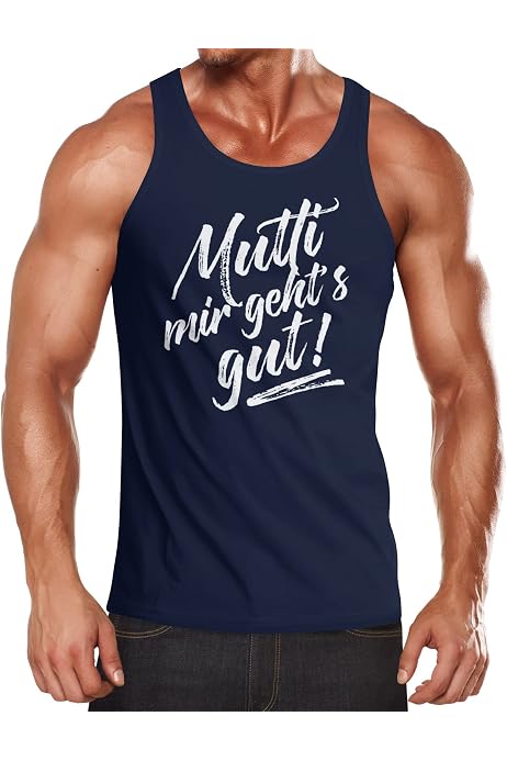 Herren Tank Top Mit Totenkopf-Druck – Atmungsaktiv, Schnelltrocknend, Für Fitness, Workout & Sommer