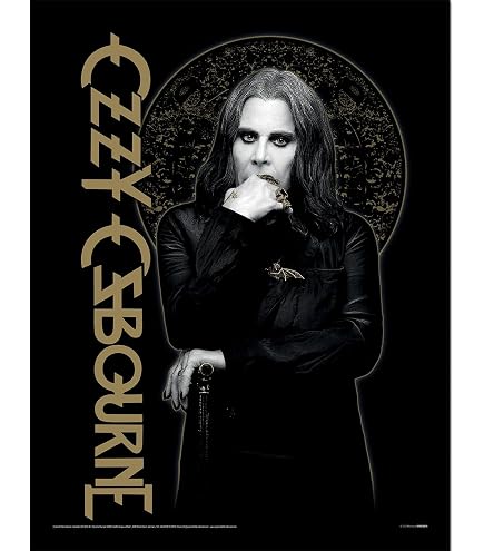 Poster Sur Toile Ozzy Osbourne Album Cover - Décoration Murale 30x45cm Sans Cadre, Série Musiciens Populaires - 6