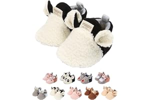 EDOTON Zapatos de Bebe 0-18 Meses,Unisexo Recién Nacido Linda Antideslizante Único Invierno Botas Primero Caminantes Zapatos