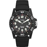 Timex Expedition North Uomo 42mm | Orologio Quarzo Verde Con Cinturino Eco-Sostenibile Nero TW2W84200
