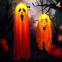 3 X Halloween-Kürbis-Windsäcke - Gruselige Deko Für Garten & Haus